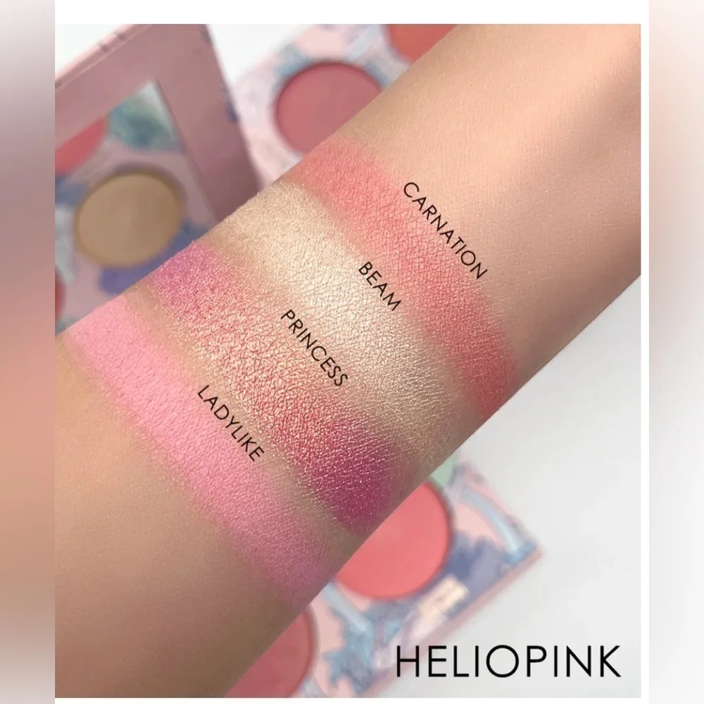 Seraphine Botanicals Geranium + Glow Blush & Highlight‎ Palette NEW -Heliopink